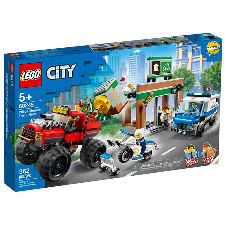 لگو سری City مدل Police Monster Truck Heist 60245 Lego City Police Monster Truck Heist 60245